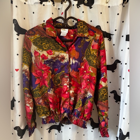 Tops - Vibrant Floral Blouse